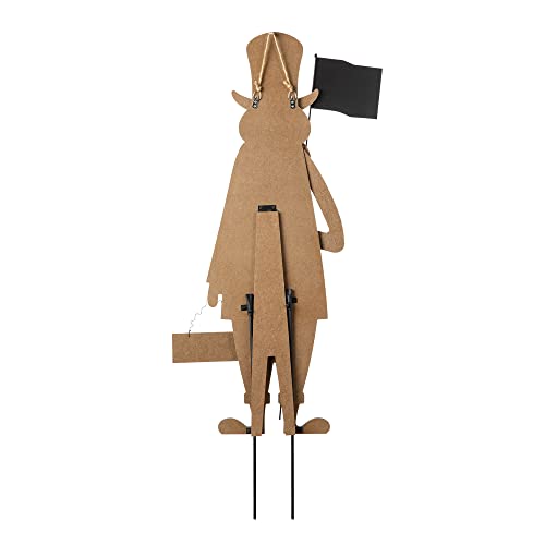 glitzhome 36" H Wooden Uncle Sam Patriotic Garden Yard Stake, 4th of July Wall Decor/Porch Decor for Home Yard Front Door National Day Decoration