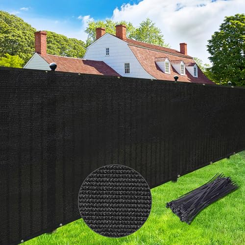 48' Heavy Duty Privacy Screen Fence with Brass Grommets