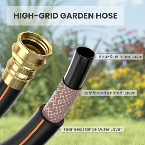 Giraffe Tools 130 ft Retractable Garden Hose Reel