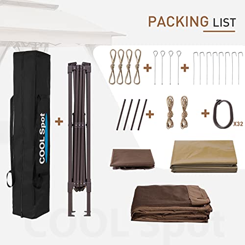 COOS BAY 11x11 Pop-Up Gazebo with Mosquito Net