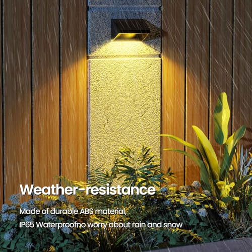 12pack Solar Fence Lights in Warm & Cool White