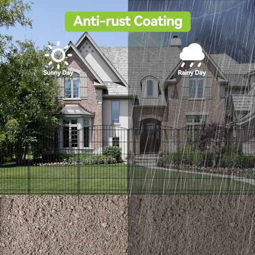 Outdoor Animal Barrier Fence for Garden Decor - Rustproof