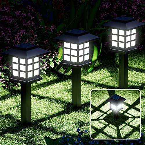 12 Pack Solar Garden Lights - Waterproof & Long-Lasting