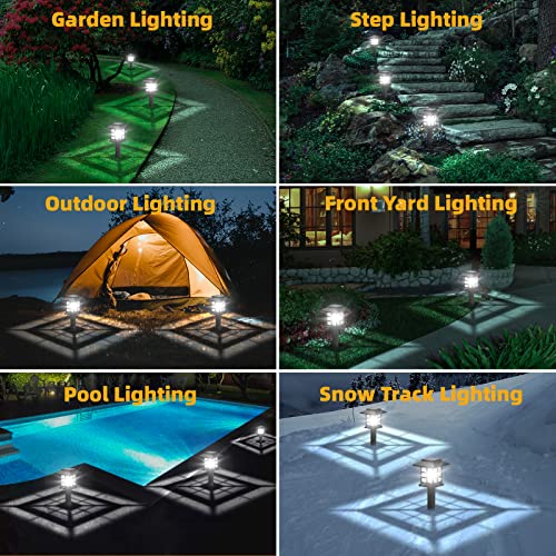 12 Pack Solar Garden Lights - Waterproof & Long-Lasting