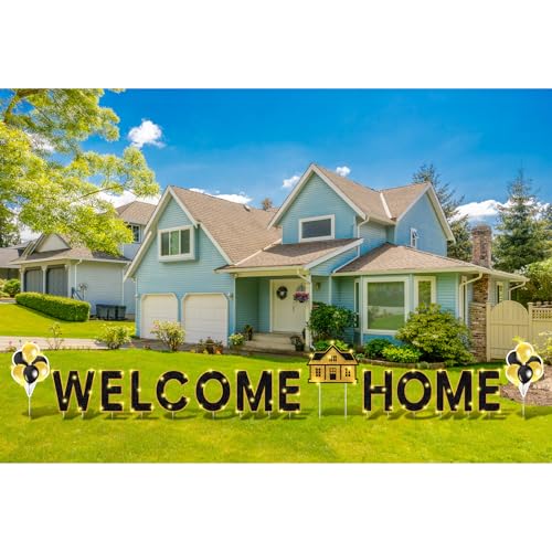 14 Pc Welcome Home Lawn Sign Set with LED Lights