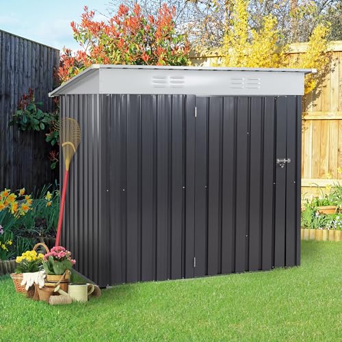Metal Garden Shed with Lockable Door - Waterproof