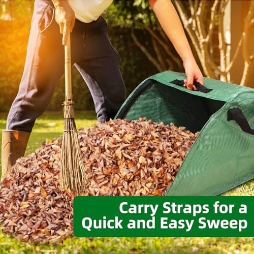 Portable Pop Up Leaf Collector Bag Chute
