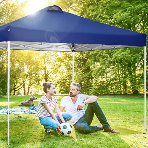 10x10 Pop Up Canopy Tent with Sidewalls & Sandbags