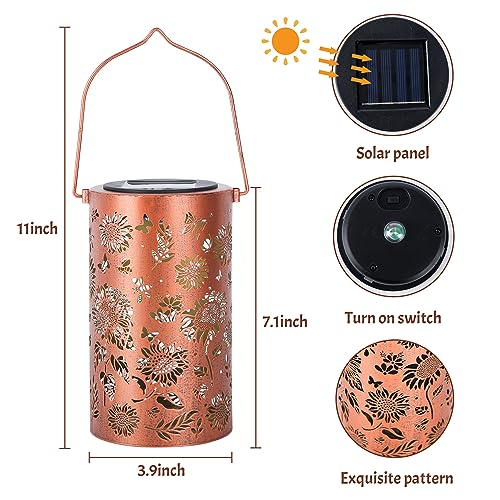 ANYTALK Sunflower Solar Lanterns for Beautiful Outdoor Decor