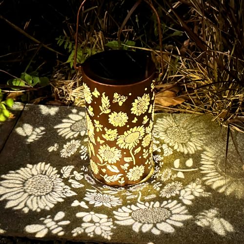 ANYTALK Sunflower Solar Lanterns for Beautiful Outdoor Decor