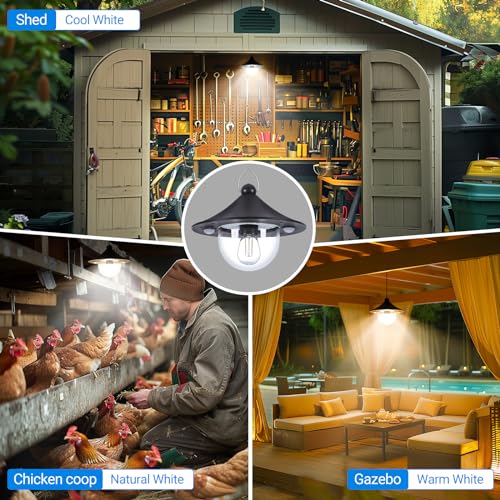 Solar Barn Light with Motion Sensors and Remote Control