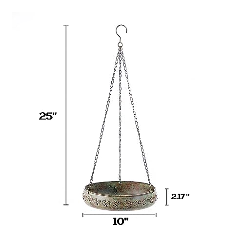 Metal Hanging Bird Baths for Outdoor Garden Decoration