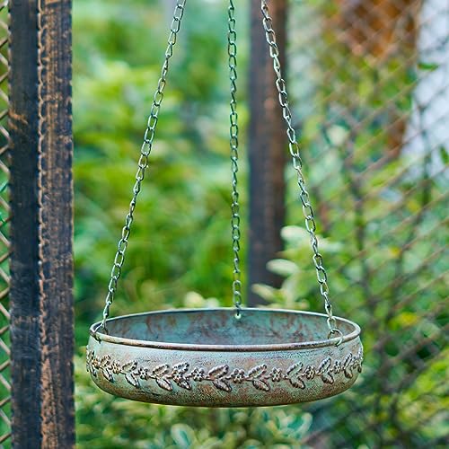 Metal Hanging Bird Baths for Outdoor Garden Decoration