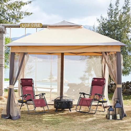 Set of 2 Burgundy Zero Gravity Reclining Lounge Chairs