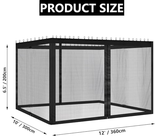Outdoor Camping Canopy Mosquito Net with Zipper