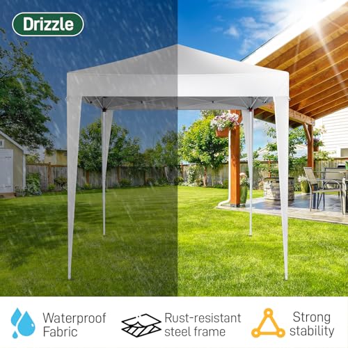 6.5x6.5ft Pop Up Canopy Tent for Outdoor Events