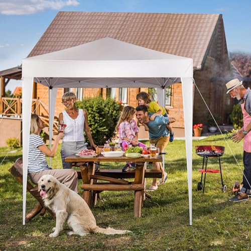 6.5x6.5ft Pop Up Canopy Tent for Outdoor Events