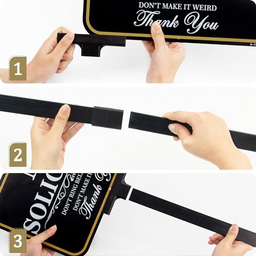 Polite No Soliciting Sign for House & Yard