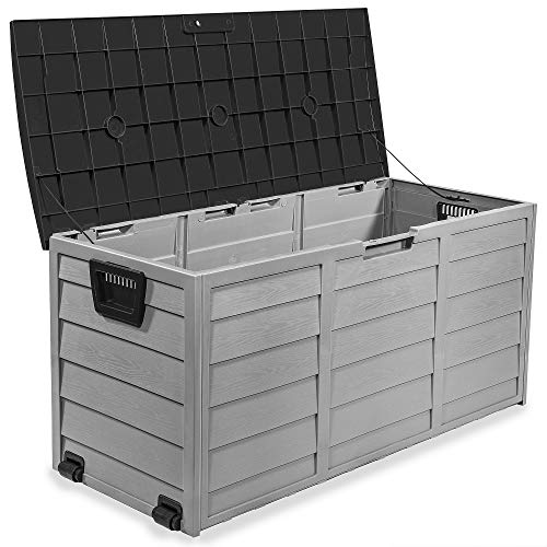 Barton 63 Gallon Deck Box with Built-In Wheel