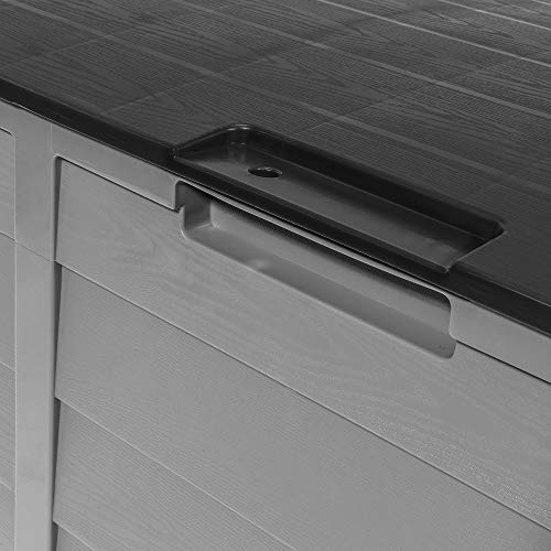 Barton 63 Gallon Deck Box with Built-In Wheel