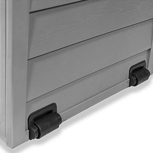 Barton 63 Gallon Deck Box with Built-In Wheel