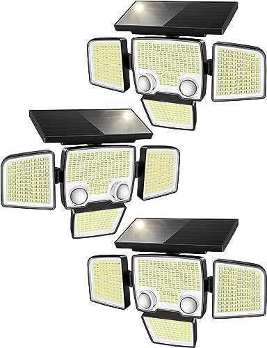 Solar Outdoor Security Lights - 3000LM 423 LED