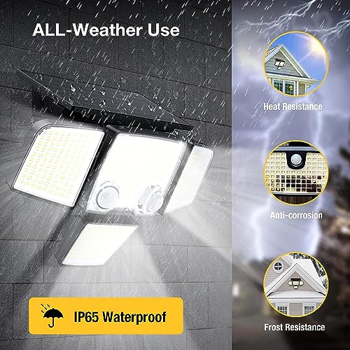 Solar Outdoor Security Lights - 3000LM 423 LED