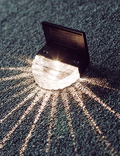 TIJNN Solar Deck Lights, Outdoor Lighting Backyard Deck Decor Outdoor Step Lights Garden Post Fence - 6 Pack