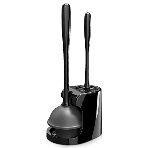 MR.SIGA Bathroom Cleaning Combo: Plunger and Brush Set