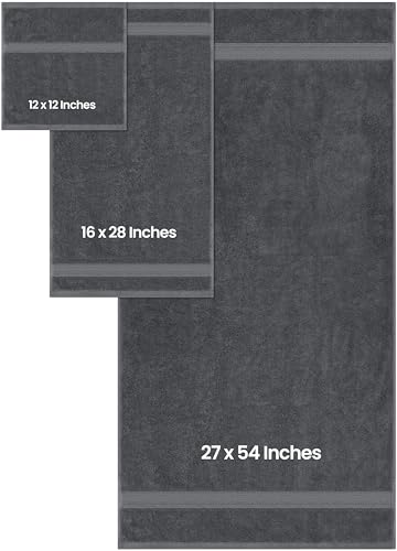 8-Piece Premium Cotton Towel Set for Bathroom and Spa