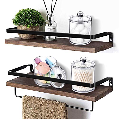 6-Pack Clear Apothecary Jars for Bathroom Decor Storage