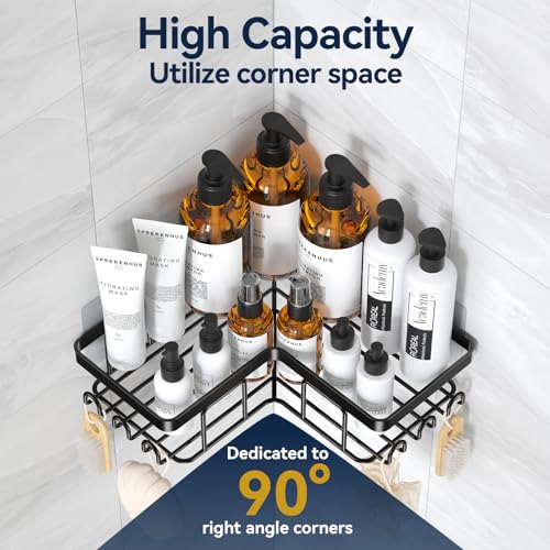 YASONIC Corner Shower Caddy Set, Rustproof Stainless Steel