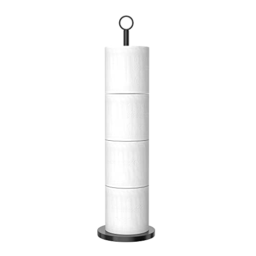 Stainless Steel Toilet Paper Holder Stand with Reserve