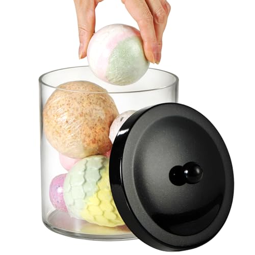 Set of 2 Large Apothecary Jars with Lids