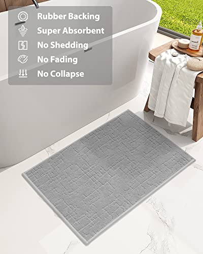 AMOAMI Bath Mats: Absorbent, Quick Dry, Washable, Stylish