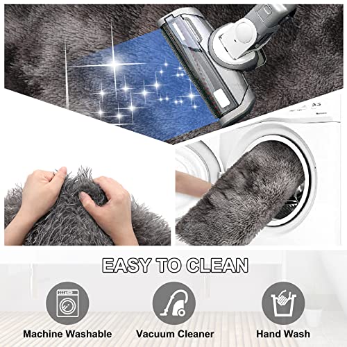 3 Piece Bathroom Rugs Set, Soft, Absorbent, Non-Slip