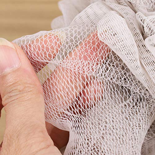 Pack of 4 Mesh Pouf Scrunchies for Shower