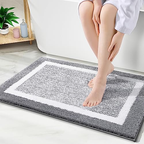 Soft Absorbent Microfiber Bath Mat for Bathroom Floor