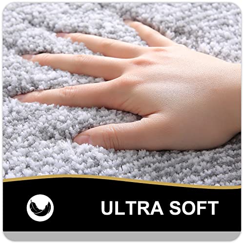 Soft Absorbent Microfiber Bath Mat for Bathroom Floor