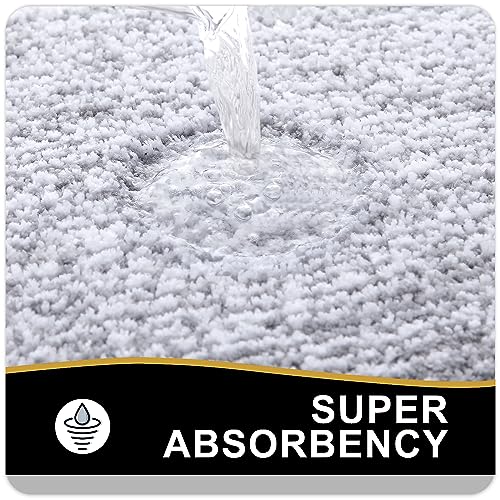 Soft Absorbent Microfiber Bath Mat for Bathroom Floor