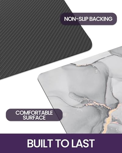 Ultra Thin Non-Slip Light Grey Bathroom Floor Mat