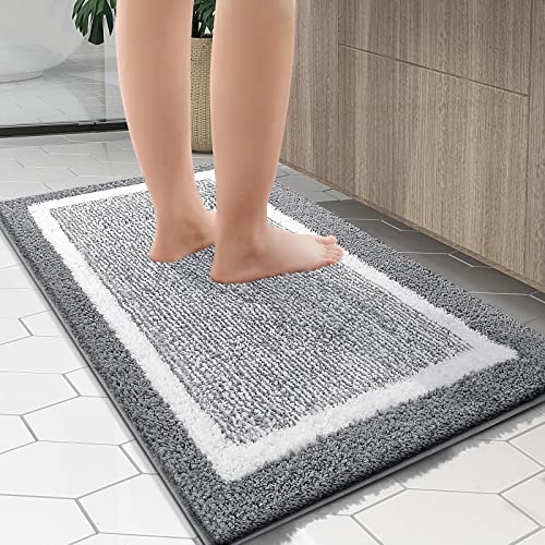 Soft Absorbent Microfiber Bath Mat for Bathroom Floor