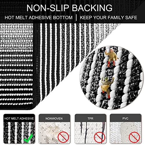 Soft Chenille Bathroom Mats Set, Non-Slip, Machine Washable