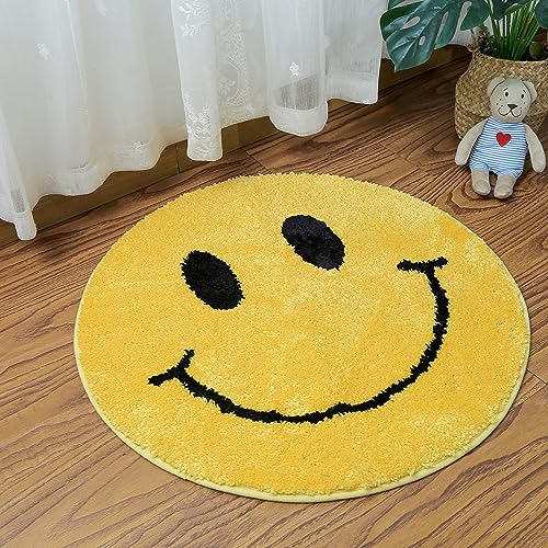 Happy Face Bath Mat for Indoor & Outdoor Decor