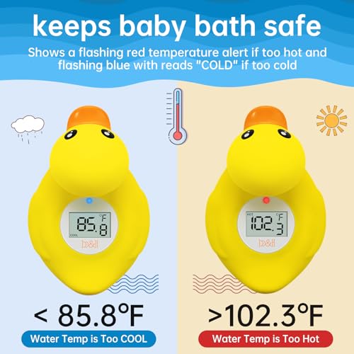 Duck Baby Bath Thermometer for Toddlers Safety