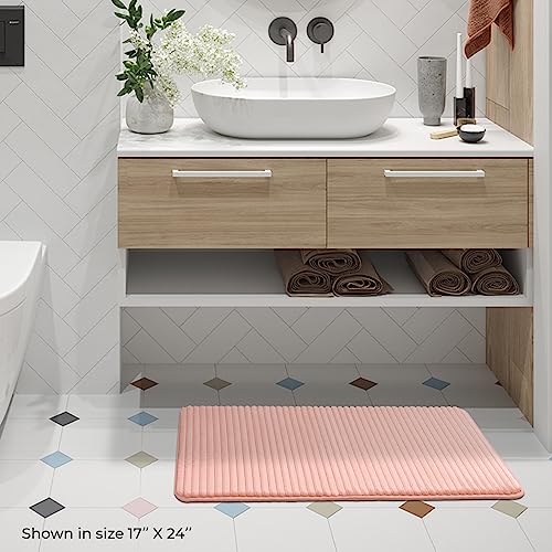 Ultra Soft Charcoal Infused Memory Foam Bath Mat