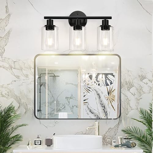 Modern Black Vanity Lights for Bathroom and Kitchen