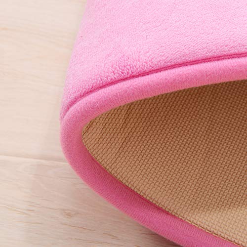 Youthful Cartoon Pink Area Rugs - Soft Memory Foam