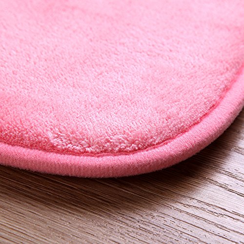 Youthful Cartoon Pink Area Rugs - Soft Memory Foam