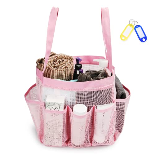 Large Mesh Shower Caddy Tote Organizer for College